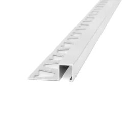 3423 - Aluminio Guarda Quadra 10mm X 10mm Cromo Mate X 2,5m