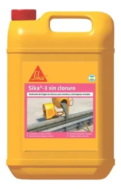 Acelerante Sika 3 Sin Cloruro X 2lt