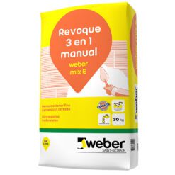 Revoque Exterior Weber Mix E X 30 Kg