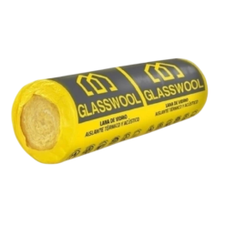 Glasswool Lana De Vidrio Sin Aluminio 1.25m X 16m – 50mm