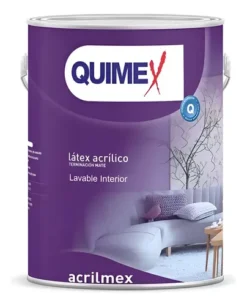 Quimexur Latex Interior Acrilmex Blanco X10lt