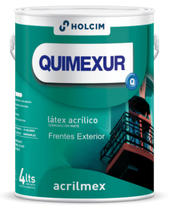 Quimexur Latex Frentes Exterior Acrilmex Blanco X10lt