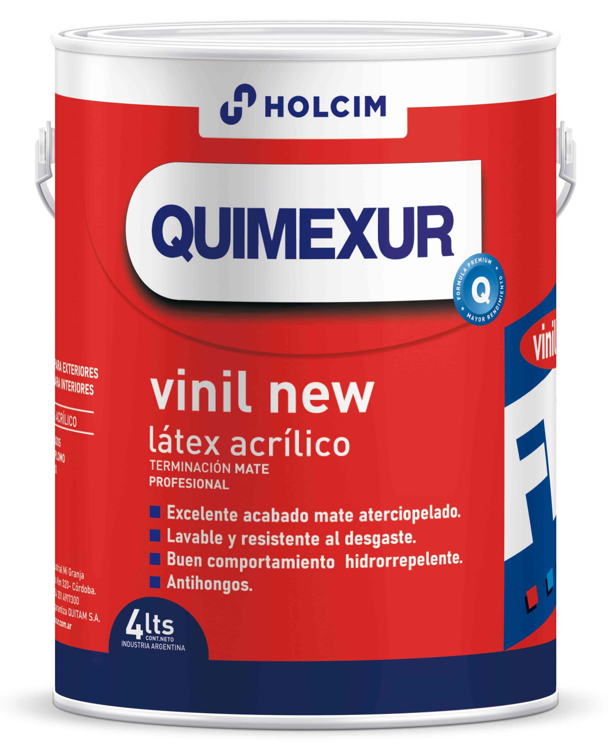 Quimexur Latex Interior/Exterior Vinilnew Lima X10lt