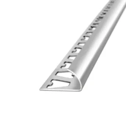 1394 – Aluminio Guardacanto Arco 12mm X2,5m Cromo Brillante