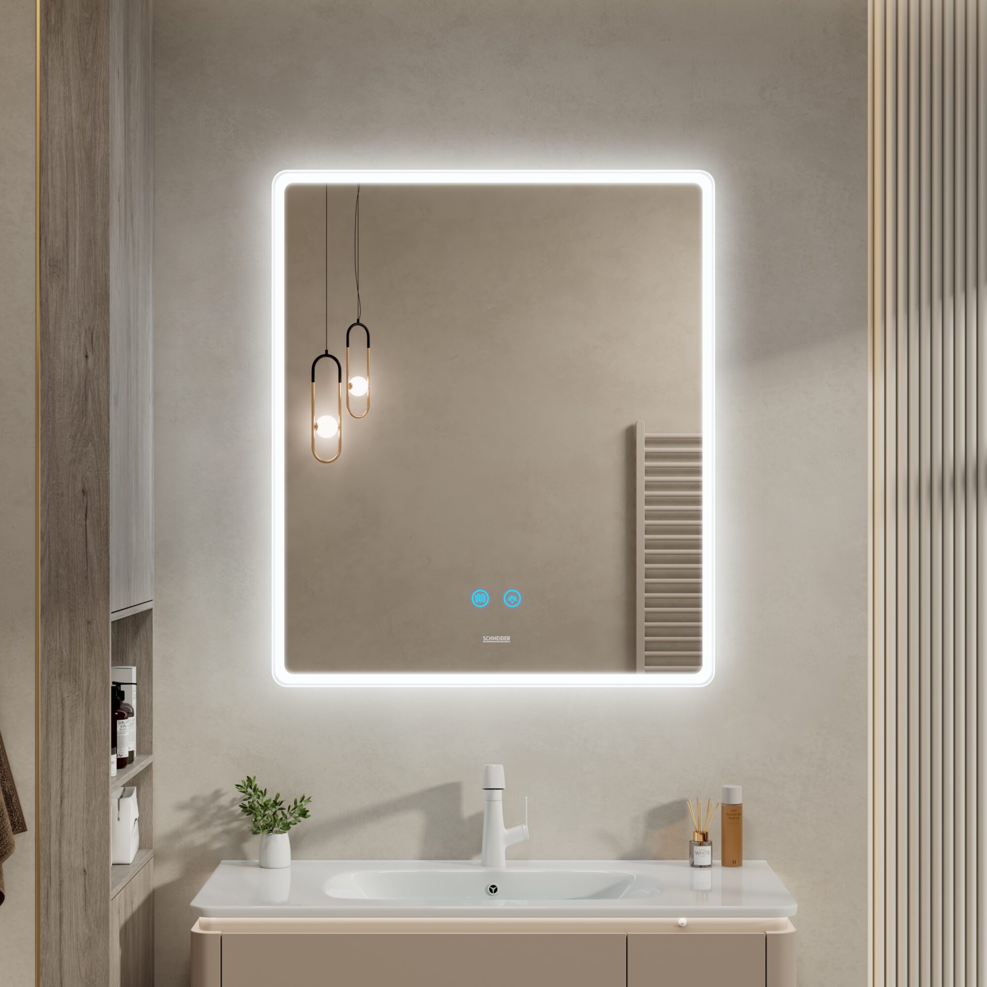 Espejo Led Gemini 600x700