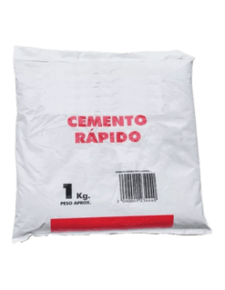 Cemento Rapido X 1 Kg Blanco