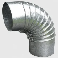 Curva Corrugada Galvanizada Nº30 4” – 90º