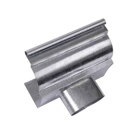 Intermedio Moldura Galvanizada Nº30 15cm Con Salida 2x4"