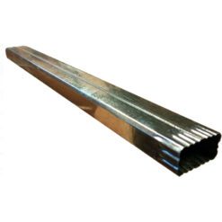 Caño Rectangular Facetado Galvanizado Nº30 2x4"