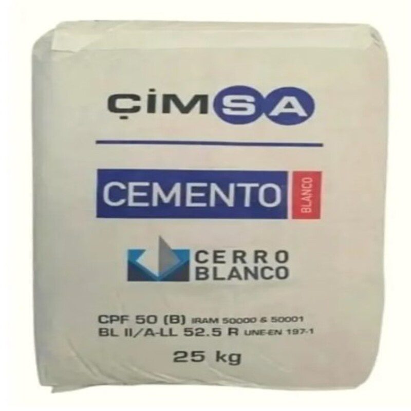 Cemento Blanco X 25 Kg Icb-Cimsa