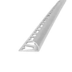 1383 - Aluminio Guarda Arco 10mm Cromo Mate X 2,5m