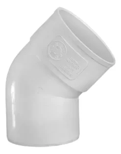 Codo Pvc Blanco 45º